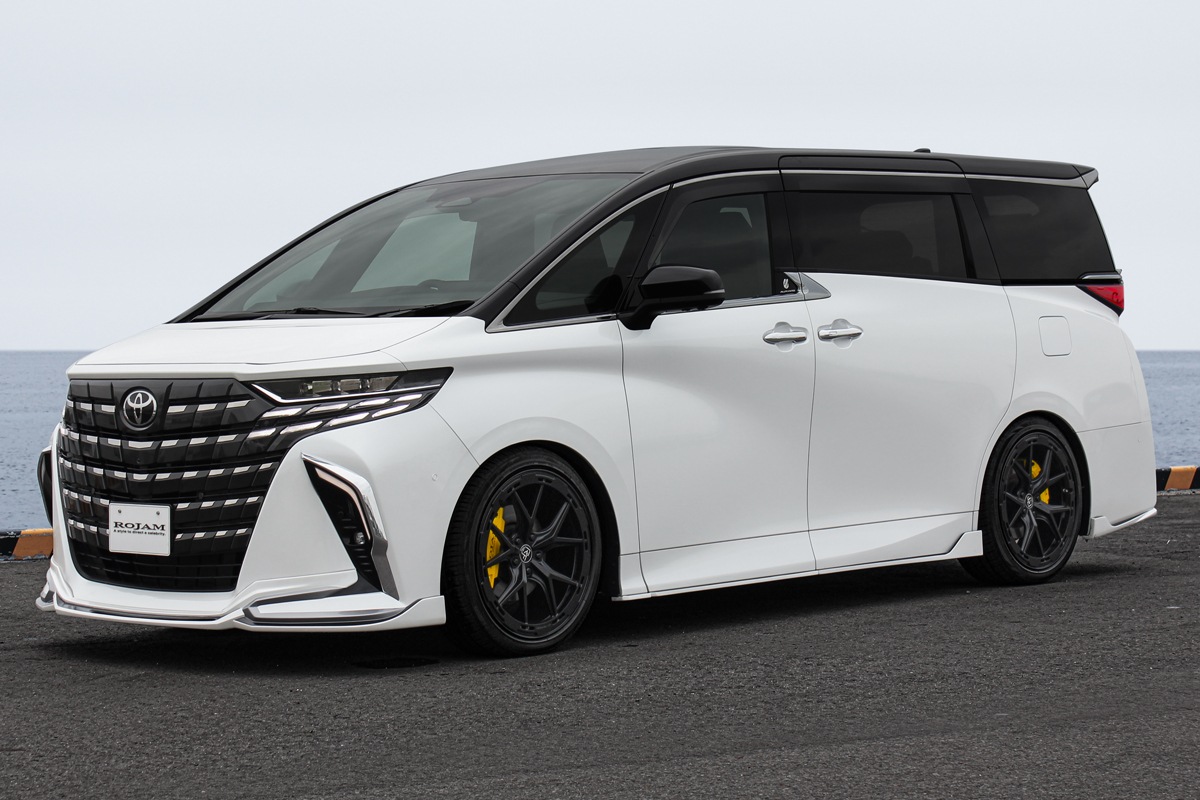 【在庫あり！】ROJAM IRT アルファード 40系 フロントリップスポイラー・リアリップスポイラー・サイドステップ・リアゲートスポイラー 4点セット