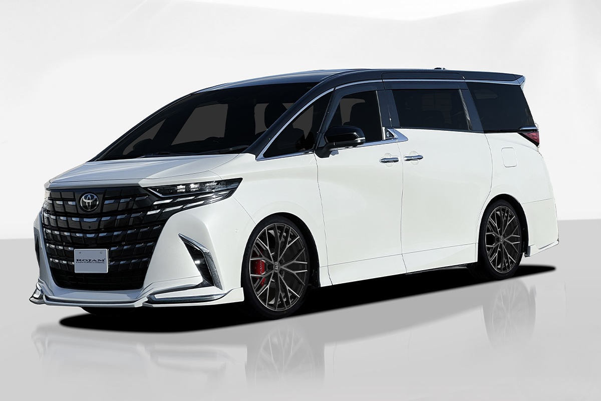 【在庫あり！】ROJAM IRT アルファード 40系 フロントリップスポイラー・リアリップスポイラー・サイドステップ・リアゲートスポイラー 4点セット