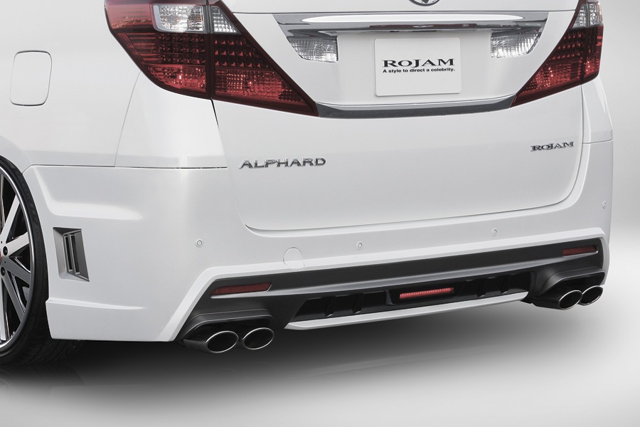 ROJAM IRT GENIK アルファード 20系 前・後期 S・SR・S-C・X・G リアバンパースポイラーVer.1
