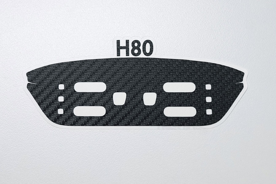 ROJAM カーボンデカール シートヒータースイッチ  ハリアー 80系用