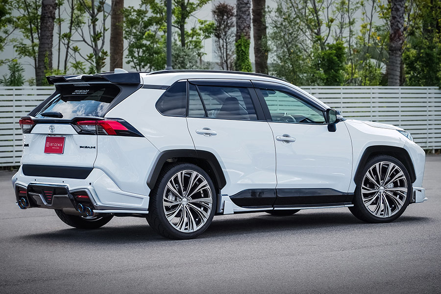 ROJAM IRT GENIK RAV4 50系 リアハーフバンパースポイラー LED Ver