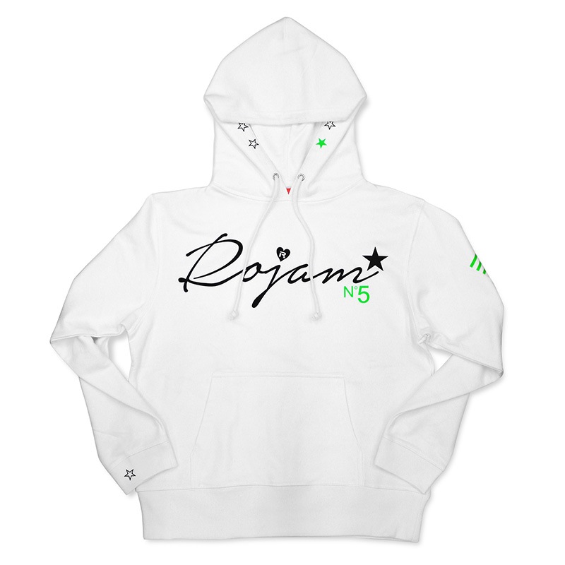 ROJAM パーカー “ホワイト” ユニセックスモデル