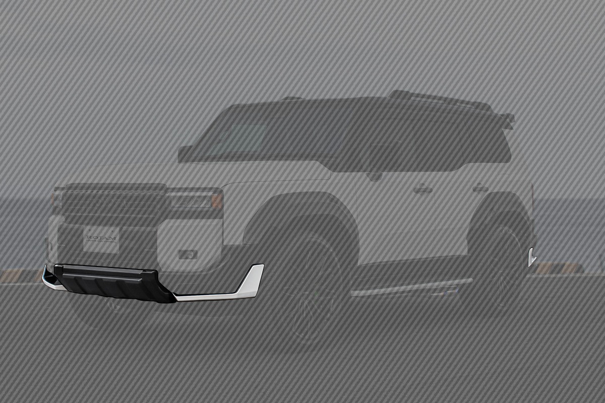 【特別先行販売】ROJAM ランドクルーザー 250系 フロントコーナースポイラー・フロントセンタースポイラー・リアコーナースポイラー・リアセンタースポイラー・リアゲートスポイラー・リアウィング・オーバーフェンダー エアロパーツ 7点セット