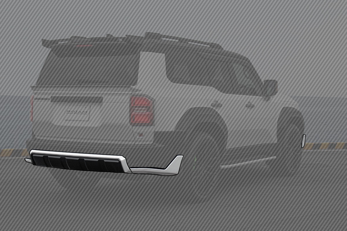 【特別先行販売】ROJAM ランドクルーザー 250系 フロントコーナースポイラー・フロントセンタースポイラー・リアコーナースポイラー・リアセンタースポイラー・リアゲートスポイラー・リアウィング・オーバーフェンダー エアロパーツ 7点セット