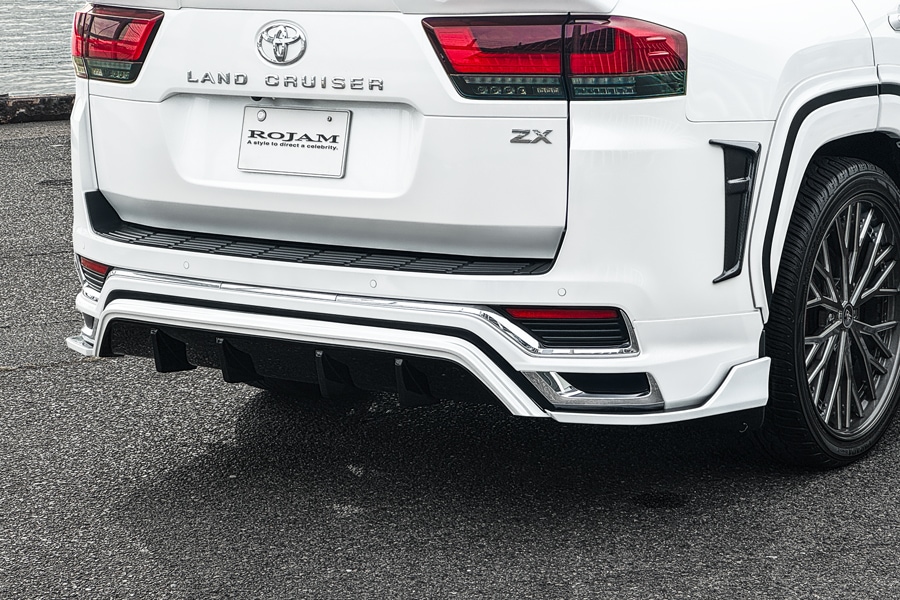 『即納商品！』ROJAM ランドクルーザー 300系 モデリスタ専用 フロントコーナースポイラー・リアコーナースポイラー・リアセンタースポイラー・リアゲートスポイラー 4点エアロセット