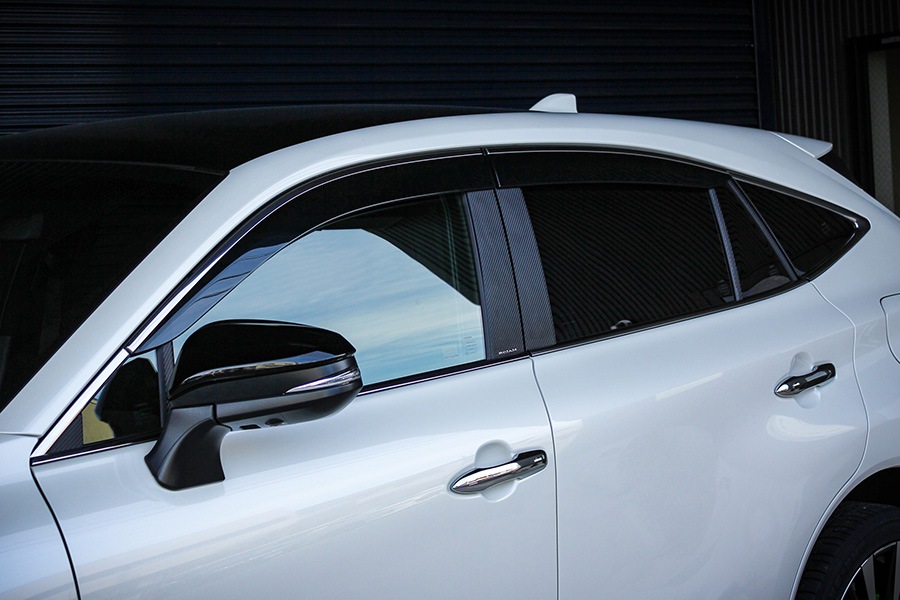 ROJAM カーボンデカール ピラー 14点セット ハリアー 80系用