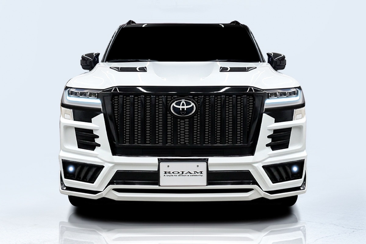 【先行予約販売】ROJAM IRT GENIK ランドクルーザー 300系 フロントバンパースポイラー リアスポイラー 2点セット