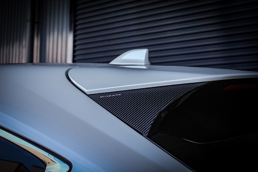 ROJAM カーボンデカール リアウイング 2点セット ハリアー 80系用