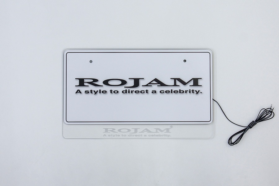 ROJAM イルミライセンスプレート
