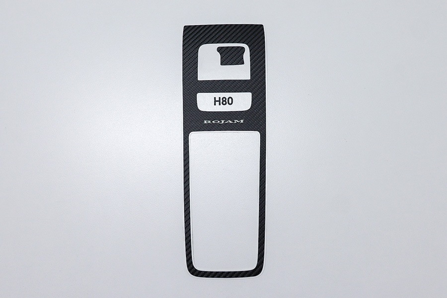 ROJAM カーボンデカール シフトパネル ハリアー 80系用