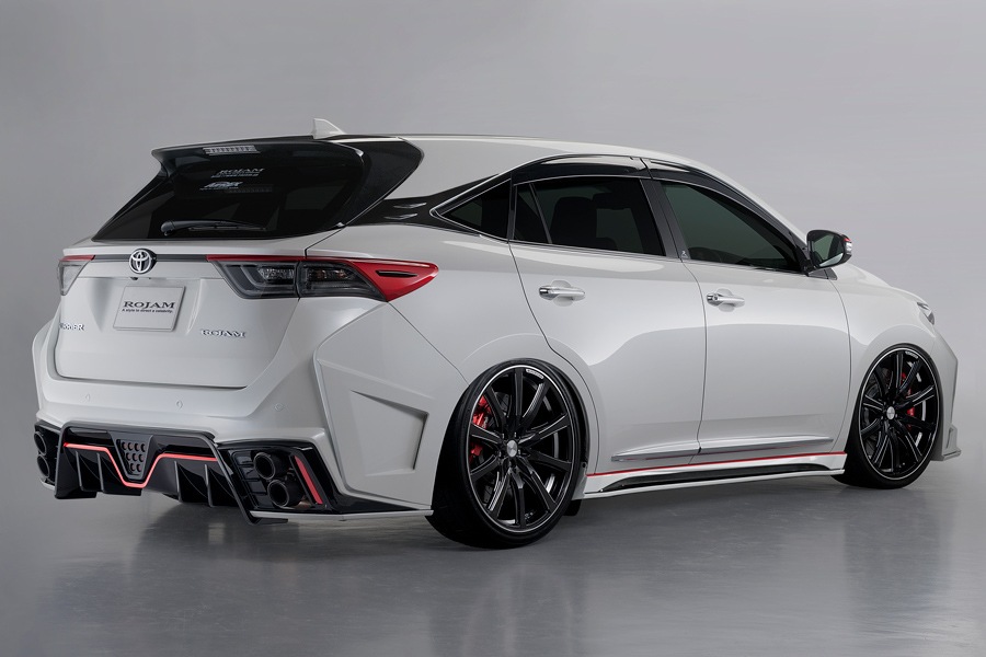 ROJAM IRT GENIK ハリアー 60系 前期 フロントバンパー Ver.1・サイド・リアバンパーセット LED Ver PCS/DRCC対応アタッチメント付属