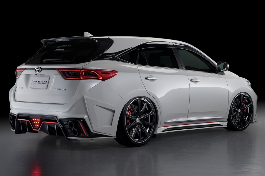 ROJAM IRT GENIK ハリアー 60系 前期 フロントバンパー Ver.1・サイド・リアバンパーセット LED Ver PCS/DRCC対応アタッチメント付属