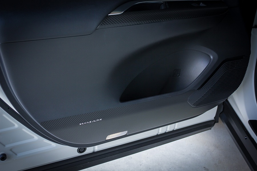 ROJAM カーボンデカール ドアパネルプロテクター 4点セット  ハリアー 80系用