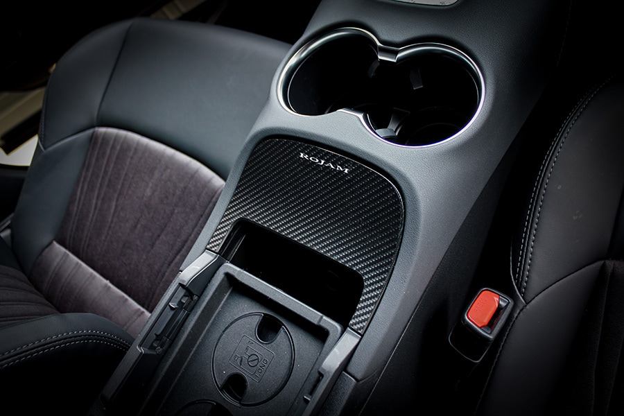 ROJAM カーボンデカール センターコンソールパネル  ハリアー 80系用