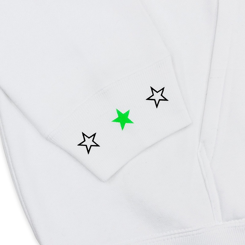 ROJAM ビッグシルエット パーカー “ホワイト” ユニセックスモデル