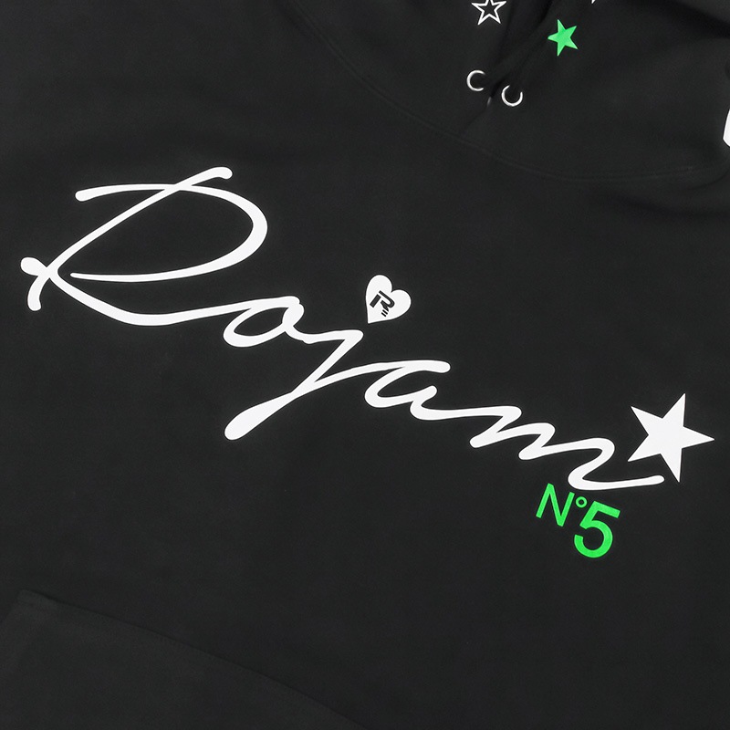 ROJAM ビッグシルエット パーカー “ブラック” ユニセックスモデル