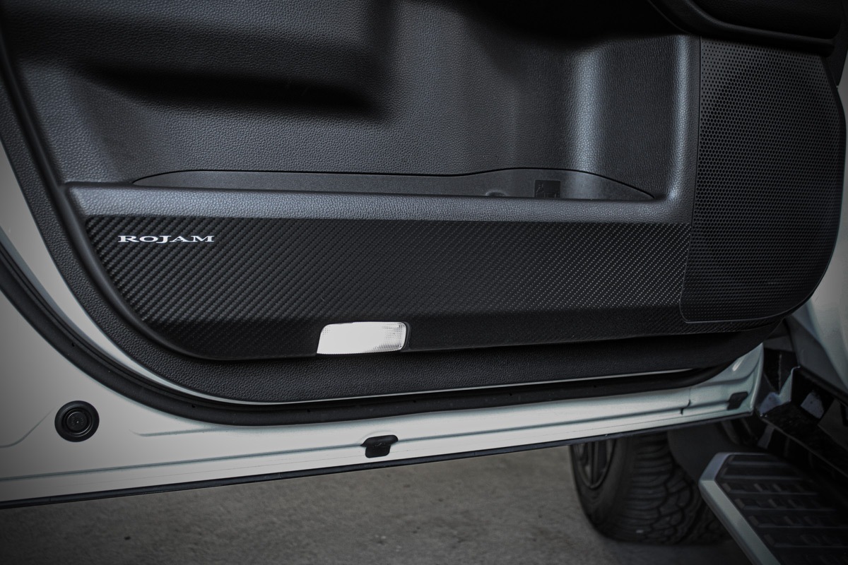 ROJAM カーボンデカール ドアパネルプロテクター 4点セット ランドクルーザー 250用