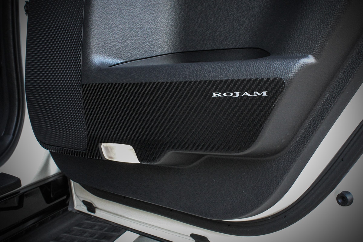 ROJAM カーボンデカール ドアパネルプロテクター 4点セット ランドクルーザー 250用