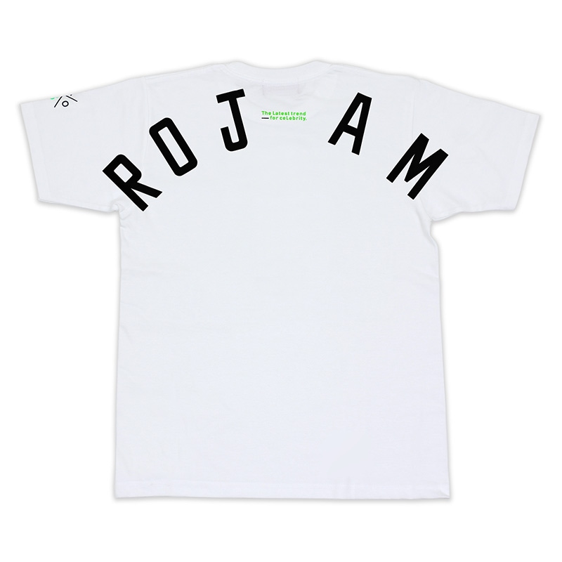 ROJAM Tシャツ  “ホワイト” ユニセックス/レディースモデル