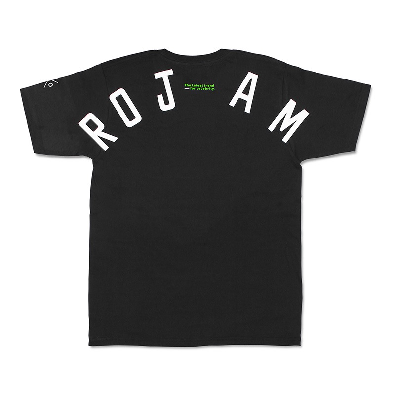 ROJAM Tシャツ “ブラック” ユニセックス/レディースモデル