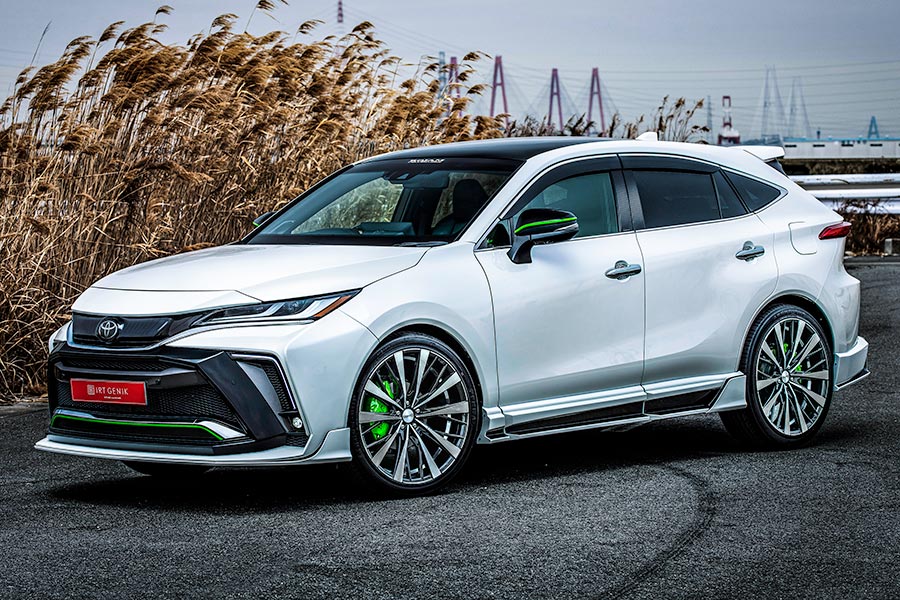 ROJAM IRT GENIK ハリアー 80系 フロントバンパースポイラー LEDレス Ver