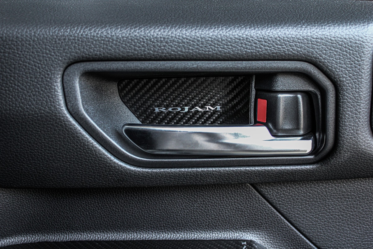ROJAM カーボンデカール インナードア 4点セット ランドクルーザー 250用