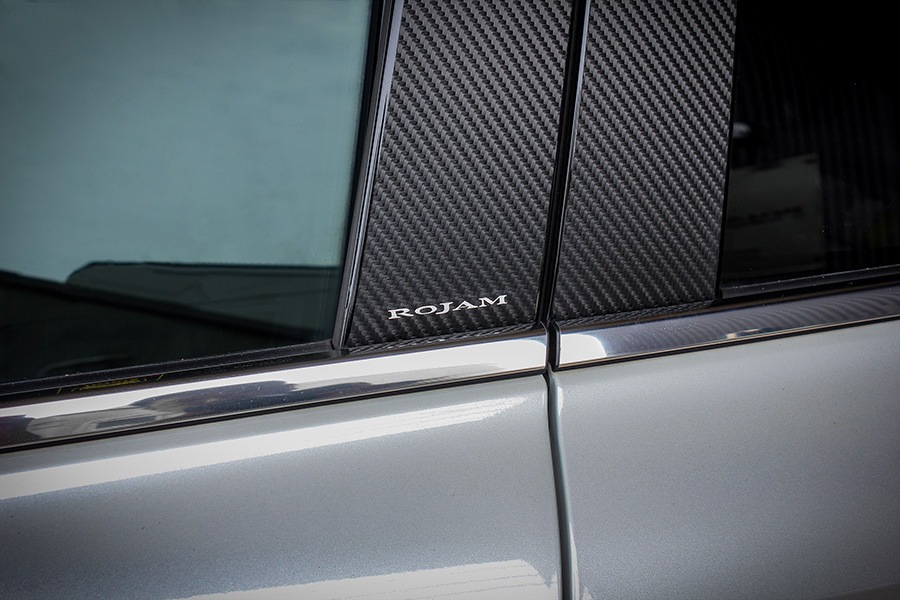 ROJAM カーボンデカール ピラー 14点セット ハリアー 60系用