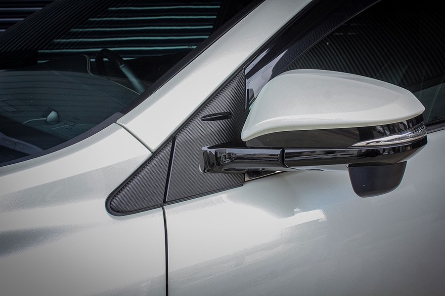 ROJAM カーボンデカール ピラー 14点セット ハリアー 60系用