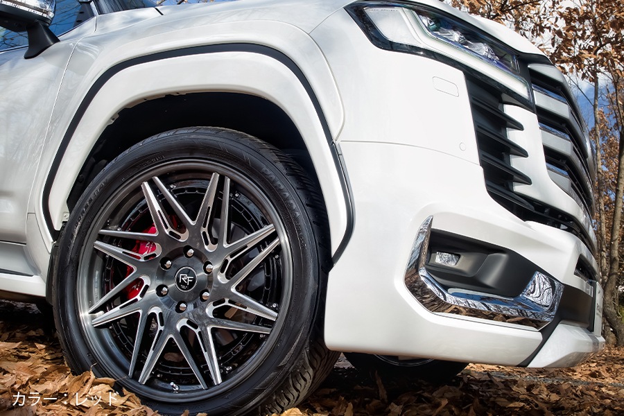 ROJAM キャリパーカバー ランドクルーザー 300系 ディーゼル車用