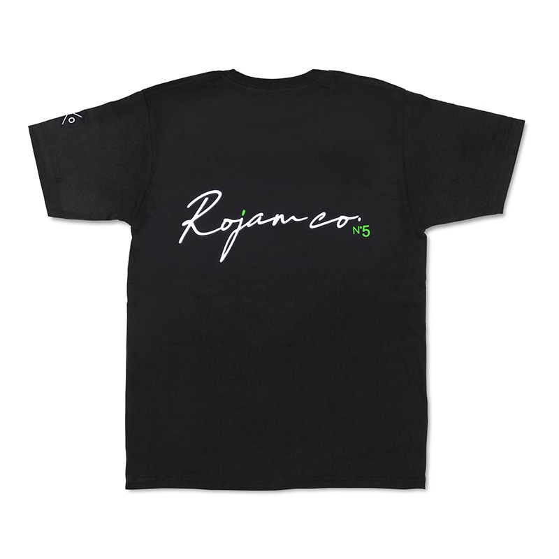 ROJAM Tシャツ  “ブラック” ユニセックス/レディースモデル