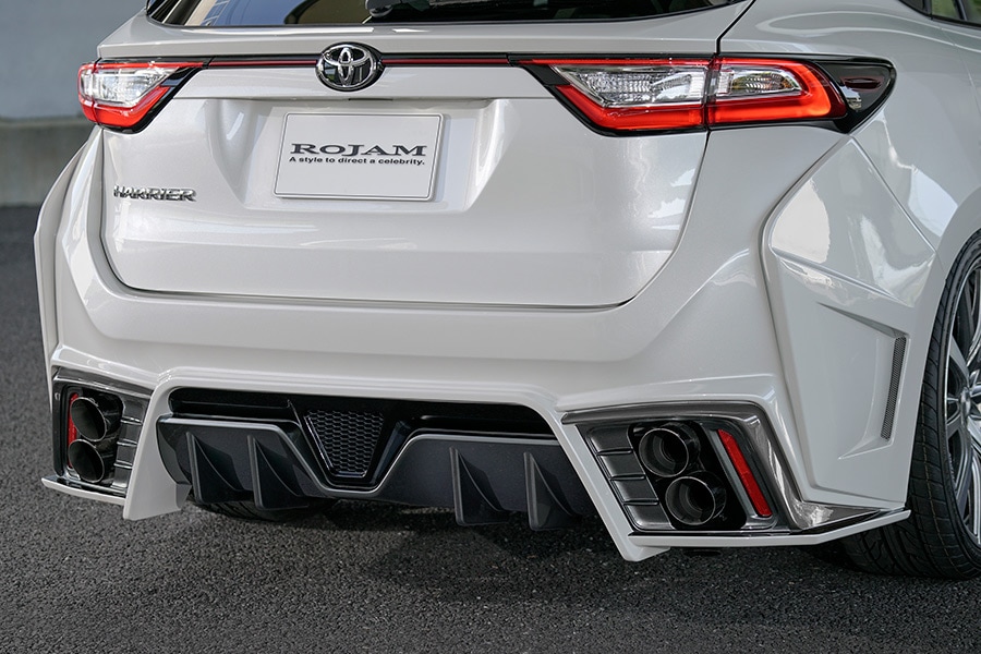 ROJAM IRT GENIK ハリアー 60系 リアバンパースポイラー LEDレスVer.