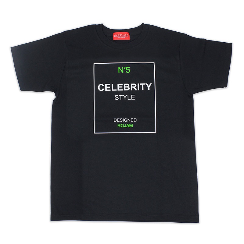 ROJAM Tシャツ  “ブラック” ユニセックスモデル