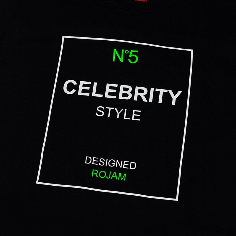 ROJAM Tシャツ  “ブラック” ユニセックスモデル