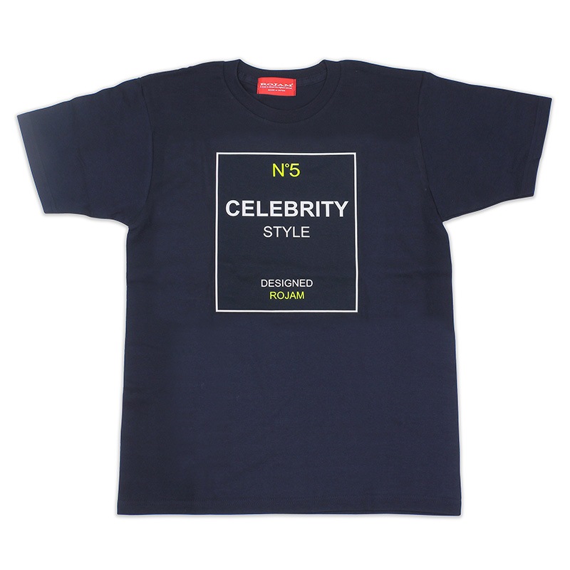 ROJAM Tシャツ  “ネイビー” ユニセックスモデル