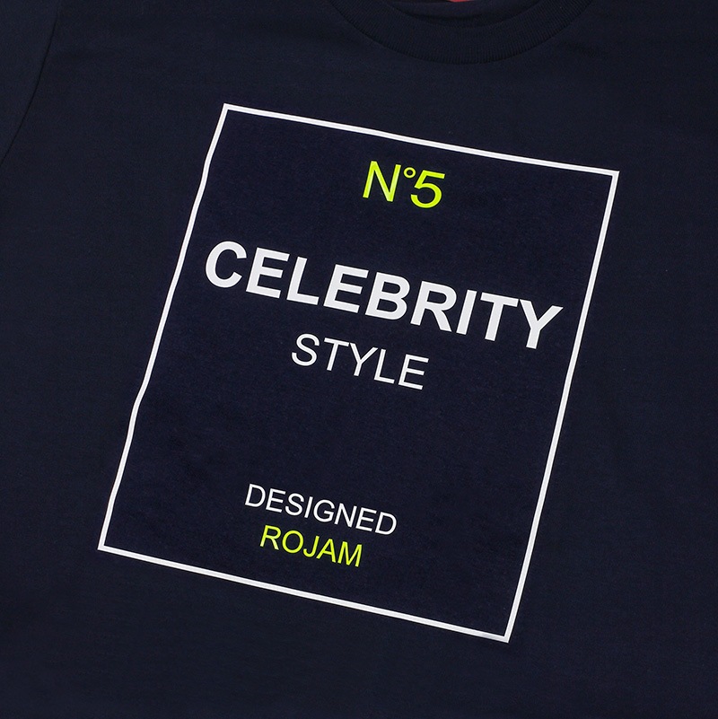 ROJAM Tシャツ  “ネイビー” ユニセックスモデル