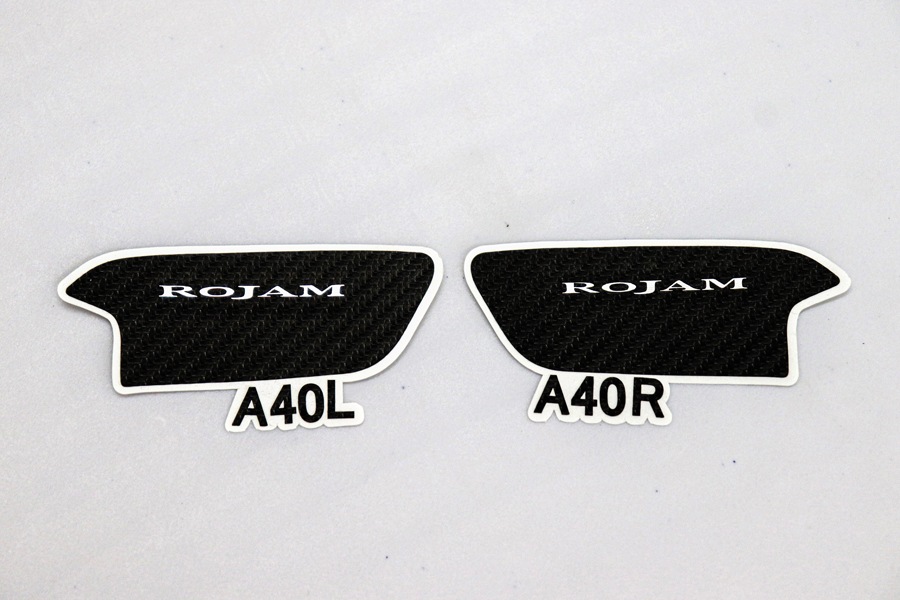ROJAM カーボンデカール インナードアハンドルプロテクター 2点セット アルファード・ヴェルファイア 40系用