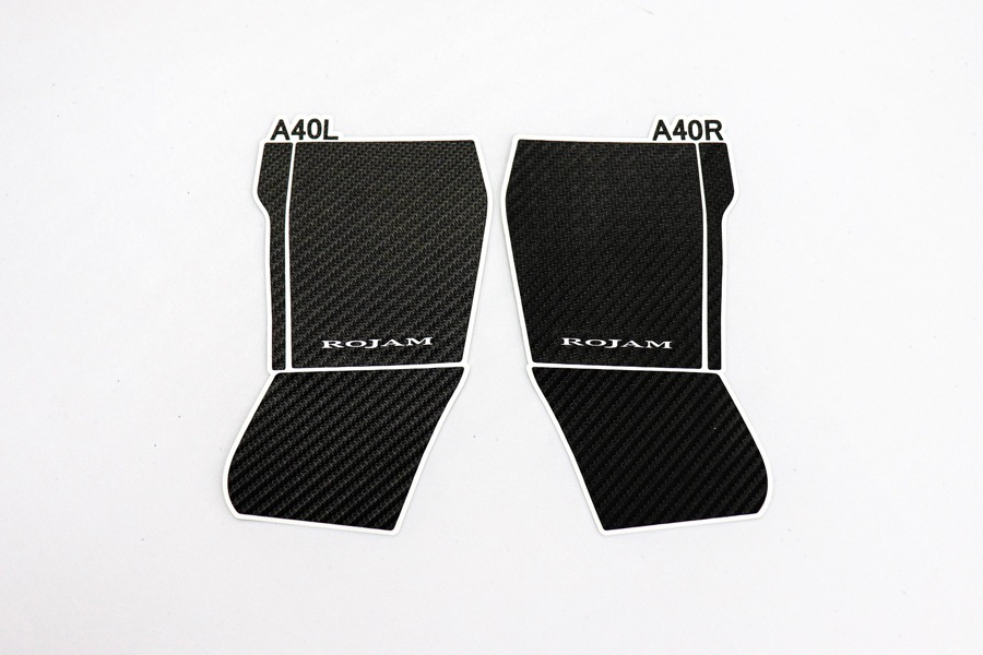ROJAM カーボンデカール インナードアグリッププロテクター 2点セット アルファード・ヴェルファイア 40系用