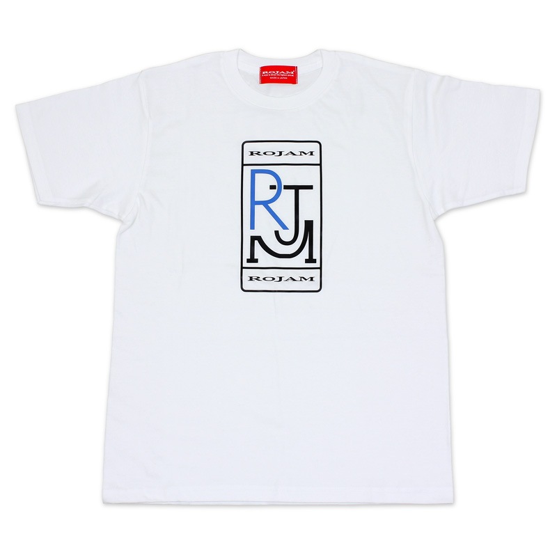 ROJAM Tシャツ  “ホワイト” ユニセックスモデル