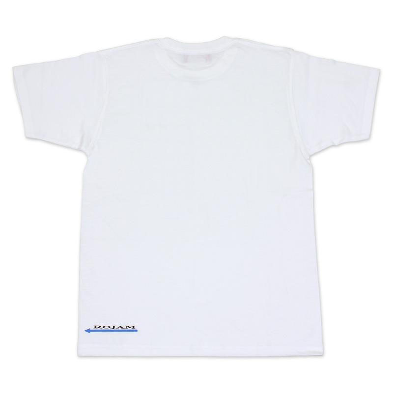 ROJAM Tシャツ  “ホワイト” ユニセックスモデル