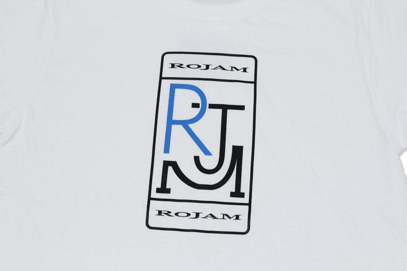 ROJAM Tシャツ  “ホワイト” ユニセックスモデル