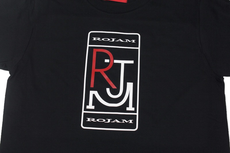 ROJAM Tシャツ  “ブラック” ユニセックスモデル