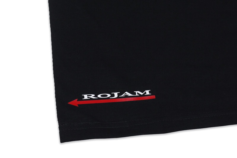 ROJAM Tシャツ  “ブラック” ユニセックスモデル