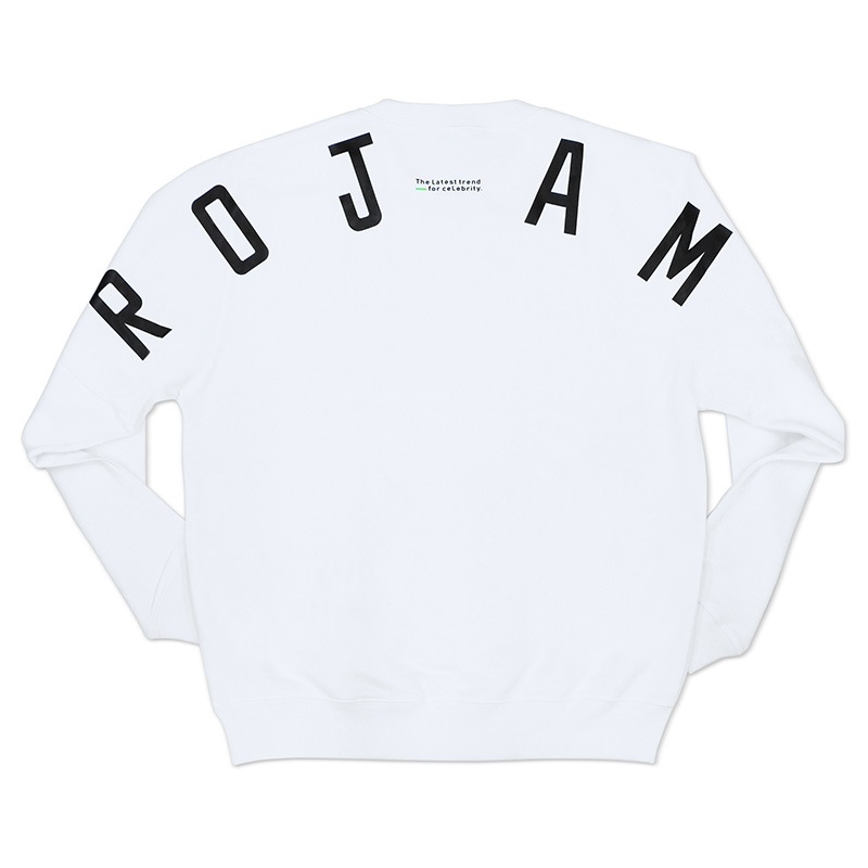 ROJAM トレーナー “ホワイト” ユニセックスモデル