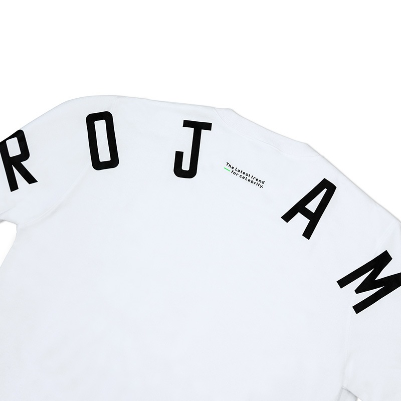 ROJAM トレーナー “ホワイト” ユニセックスモデル