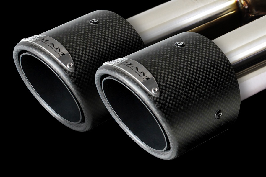 RAV4 50系 ROJAM IRT GENIK 対応 DTMエキゾーストシステム 4本出しマフラー 真円90Φ カーボン