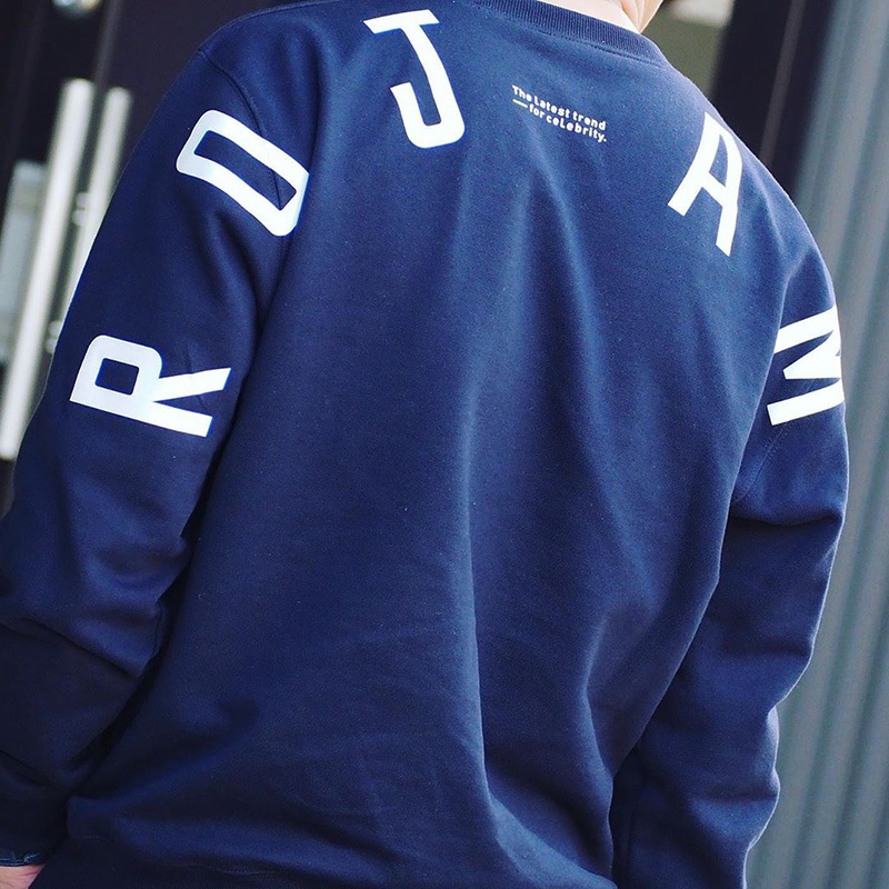 ROJAM トレーナー “ネイビー” ユニセックスモデル