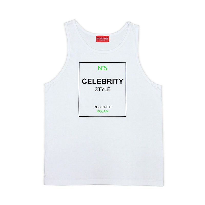 ROJAM タンクトップ  “ホワイト” ユニセックスモデル