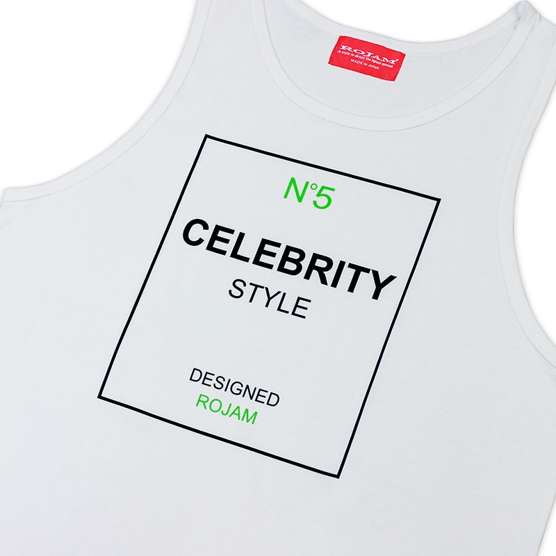 ROJAM タンクトップ  “ホワイト” ユニセックスモデル