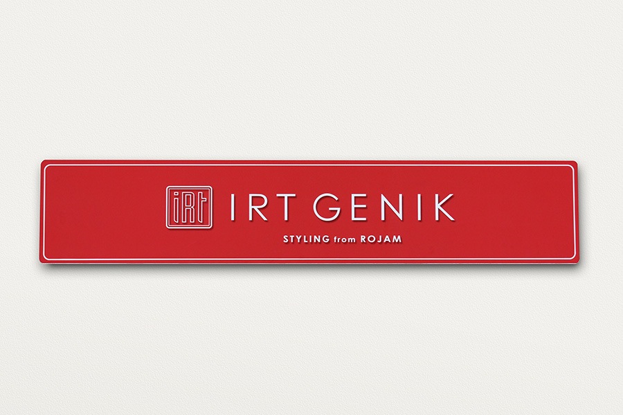 ROJAM IRT GENIK ライセンスプレート  ユーロタイプ