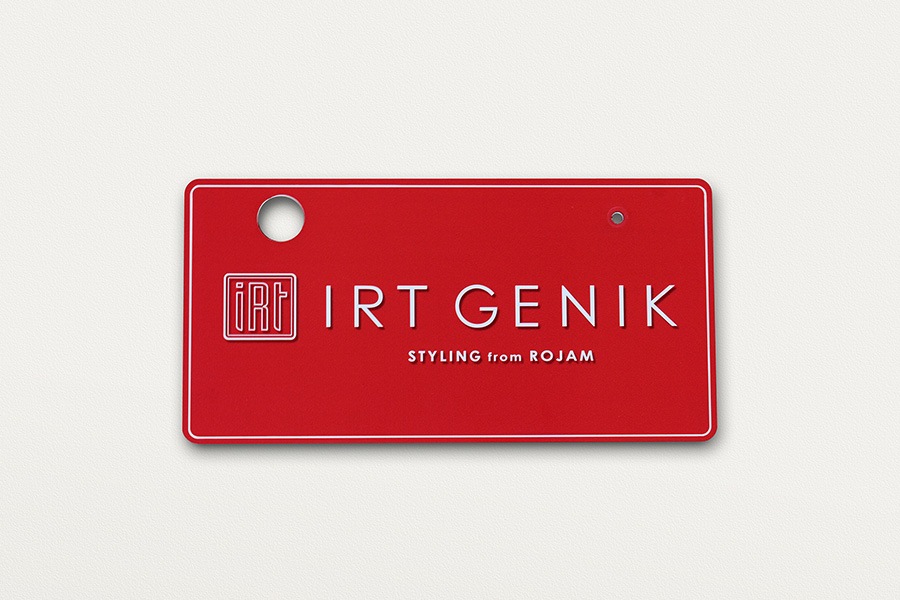 ROJAM IRT GENIK ライセンスプレート リア用